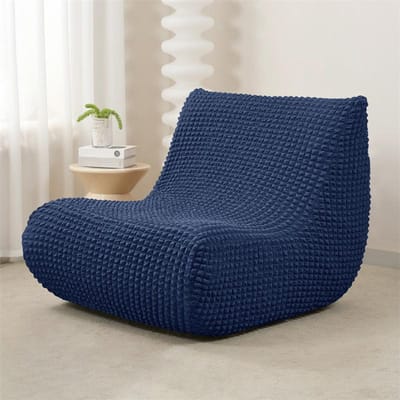 Elastische Armloze Bankhoes voor Woonkamer Polar Fleece Ontspannende Bankhoezen Allesomvattende Lounge Bank Beschermers