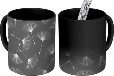 Magische Mok - Foto op Warmte Mokken - Koffiemok - Design - Paardenbloem - Plant - Magic Mok - Beker - 350 ML - Theemok