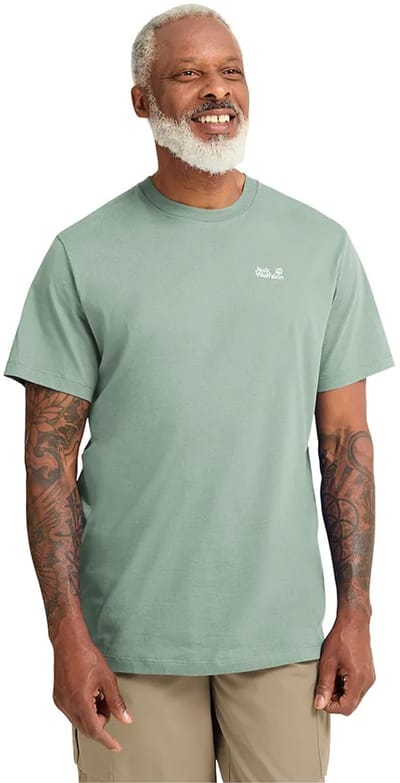 Jack Wolfskin Essential T-shirt Met Korte Mouwen Groen S Man