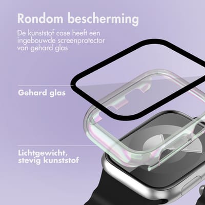 Screen protector - Geschikt voor Apple Watch 1 / 2 / 3 - 38 mm - Full Cover Hard Case / Beschermend Hoesje - Transparant