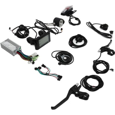 36V 48V 17A Contrôleur Modifié pour Vélo Panneau d'Affichage S900 Kit de Conversion pour Vélo Électrique pour Moteur à Engrenages 250W-350W black