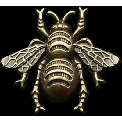 Heren Geavanceerde Retro Dieren Broche Spelden Metalen Sieraden Stijlvolle Kraag Reversspeld Trouwjurk Feest Dans Halskleding Accessoires black
