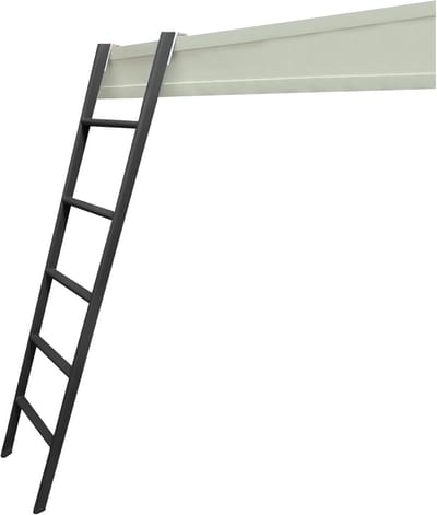 Stapelbed Ladder - Camper Trap - Veilig Slapen - Robuust IJzer - 1.5 Meter - Zwart