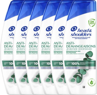 Head & Shoulders Jeukende Hoofdhuid Anti-roos Shampoo - 6 x 250ml