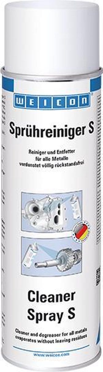 Weicon Reinigerspray S - 500 ml - krachtige ontvetter