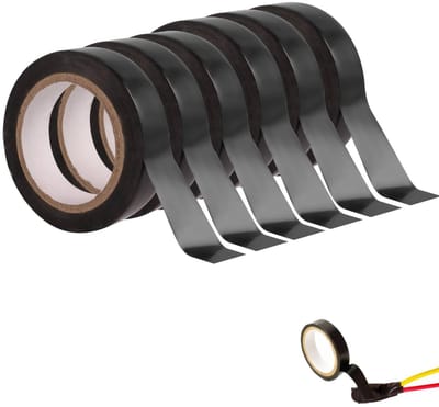 Dailygoods - Isolatie Tape - Zelfklevend - Waterdicht - Zwart - Kabelisolatie - Noodreparaties - Geschikt voor Elektriciens