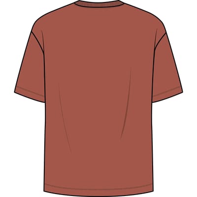 FILA Doccia Relaxed Logo Graphic T-shirt Etruscan Red Taglia: S | T-shirt stampate Outlet | Uomo | Rosso