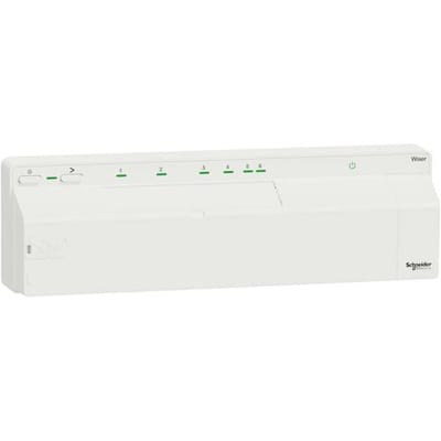 Schneider Electric Wiser CCTFR6610 Verdeelbord voor vloerverwarming CCTFR6610