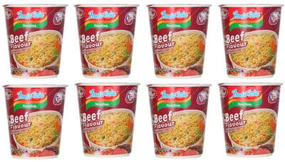 Indomie Instant Noedels Rund Cup - 8 x 60gr - Voordeelverpakking