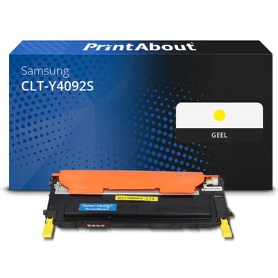 PrintAbout huismerk Toner CLT-Y4092S (SU482A) Geel Geschikt voor Samsung