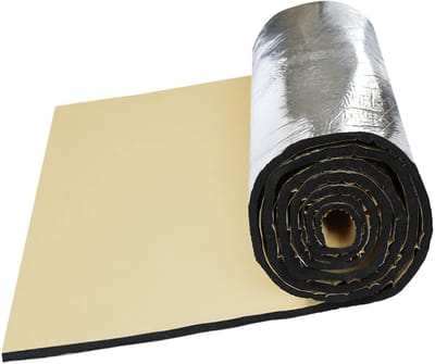 Dailygoods- Geluidsisolatie Mat 30 cm x 102 cm - Geluidsdemper - Hittebescherming - Zelfklevend - Schokbestendig - Waterdicht