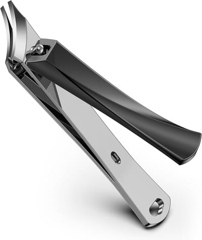 Nagelknipper - Nagelknipper - Universele nagelknipper, professionele schuine nagelknipper voor ingegroeide nagels - Verdikte gebogen kop ontworpen voor het knippen van hardnekkige, dikke en ingegroeide nagels - Unisex