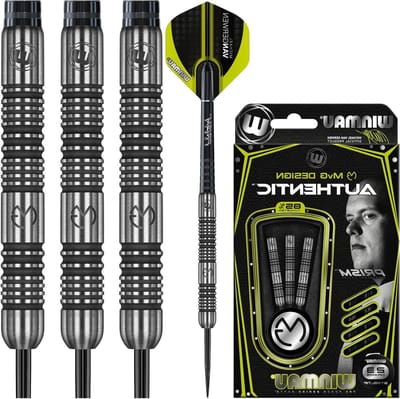 Steeltip Darts Set - Wolfraam Darts - Darten - Authentiek MvG Design - 23 Gram - Zilver