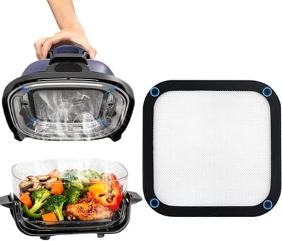 Effectieve anti-spat mudguard voor Air Fryer, silicone bescherming, geschikt voor verschillende modellen, eenvoudig te reinigen