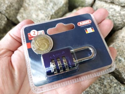 ABUS 724/20 Cijferslot Koffer - Verstelbare Code - Paars