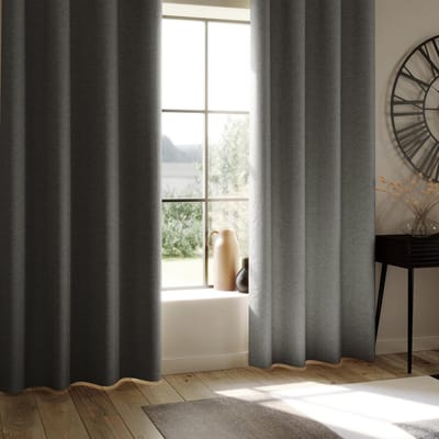 Atmosphera Grijze extra lang verduisteringsgordijnen 140 x 260 cm - Kant en klaar met ringen - Gordijn raambekleding - Extra lang