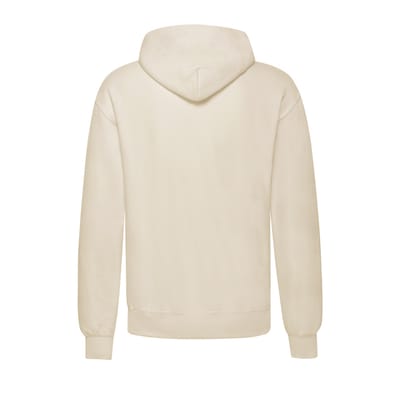 Fruit Of The Loom Unisex Volwassenen Klassiek Sweatshirt met capuchon (Natuurlijk)