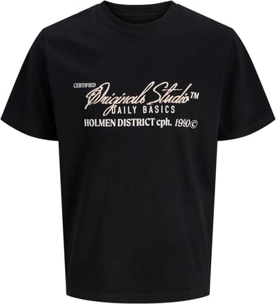 JACK&JONES - JORBEDFORD TYPO TEE SS CN - Heren - T-shirts