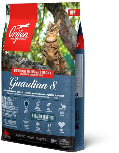 Orijen Guardian 8 Cat Kip&Kalkoen&Zalm - Kattenvoer - 4.5 kg