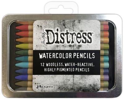 Tim Holtz Distress watercolor pencils set 3 - aquarelpotloden