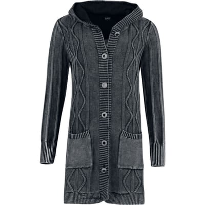 Black Premium by EMP Cardigan - Celtic fine lines - S tot XXL - voor Vrouwen - grijs