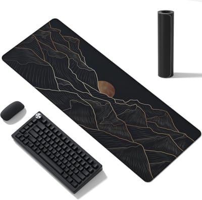 Grote Gaming Mouse Pad in Japanse Stijl, Wasbare Laptop Desk Pad met Antislip Rubber Onderkant voor Thuis en Kantoor (800mm x 300mm x 2mm)