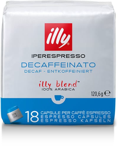 illy Iperespresso Cafeinevrij 18 capsules