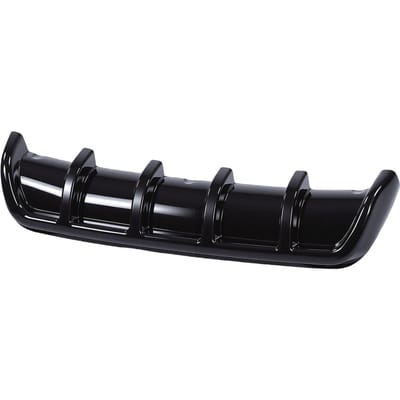 Lèvre de Diffuseur de Pare-chocs Arrière Style Aileron de Requin Noir Brillant Diffuseur Arrière Universel Lèvre de Pare-chocs Kit Carrosserie 26.38x2.36in black