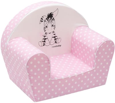 New Baby Zebra babyzitzak roze 42x53 cm - Kinderzitzak