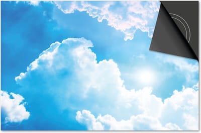 Inductie beschermer 60x60 - afdekplaat inductie mat - Dietrix Kookplaat beschermer - Exclusief - Natuur - Wolken