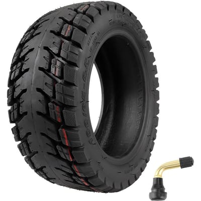 Ulip 11 Inch 100/65-6.5 Tubeless Band Verbreed & Verdikt Vacuümband Off-Road Band met Ventiel zwart