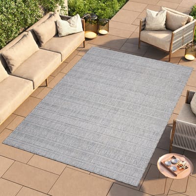 Tapiso Melissa Vloerkleed Grijs Binnen Kleed Buiten Tapijten Maat- 160x230