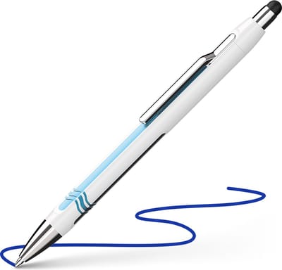 Schneider balpen - Epsilon Touch - wit/blauw - styluspen - S-138702