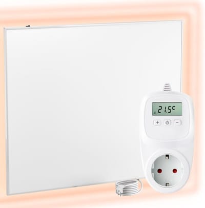 Infrarood Wandverwarming met Thermostaat en WiFi - Carbon Crystal Paneel - App Bestuurbaar