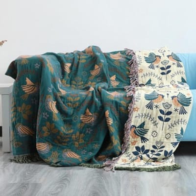 Muslin deken zomer bankhoes handdoek dekens voor bedden dubbelzijdig gaas kwast ademende reis deken 150x200cm gray