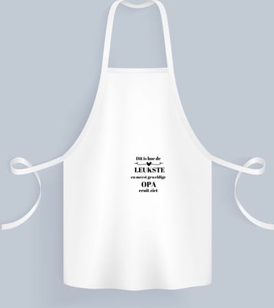 Akyol - dit is hoe de leukste en meest geweldige opa eruit ziet Keukenschort - Opa - meest leukste opa - verjaardag - cadeautje voor opa - opa artikelen - kado - geschenk - 82 bij 71 cm