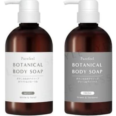 DAIICHI SEKKEN - Purefeel Botanical Body Soap Moist - White & Floral 450ml