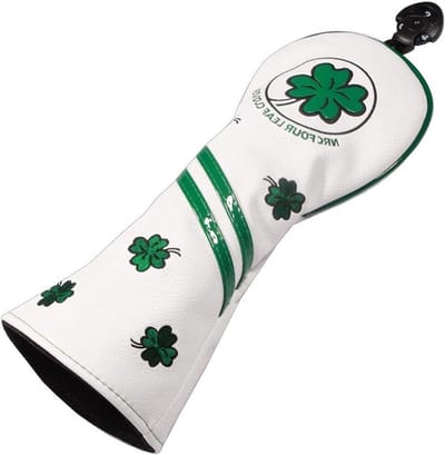 Golf Hoesjes - Clubhoezen Golf - Bescherming Clubs - Effen Letter Print - 3 stuks - Wit