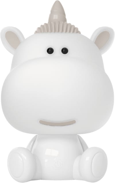Luxus Europe - Nachtlamp Kinderkamer Unicorny Wit - Draadloos LED Nachtlampje Kinderen - USB-C Oplaadbaar - 7 RGB Kleuren - Tafellamp Kinderkamer