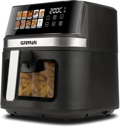 Airfryer - Heteluchtfriteuse - Gezond Koken - Ruime capaciteit - 8 Liter - Zwart