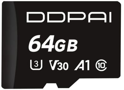 Cherrys Finds - SD Kaart 64GB - DDPAI Geheugen kaart - SD Kaart voor Dashcam - SD Card - 64 GB - Zwart