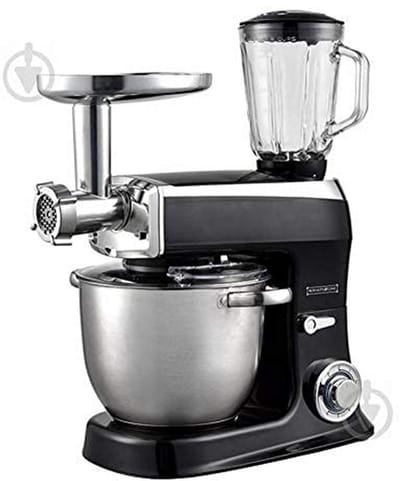 Keukenrobot - Keukenmixer - Bakken en Koken - Krachtige Motor 1900W - 6.5 L Kom - Zwart