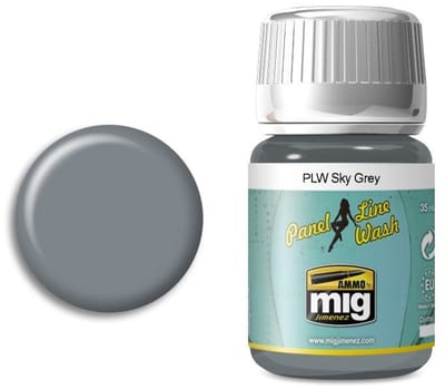AMMO by Mig Jimenez Modelbouwdecoratie - MIG 1607 PLW Sky Grey Effecten potje