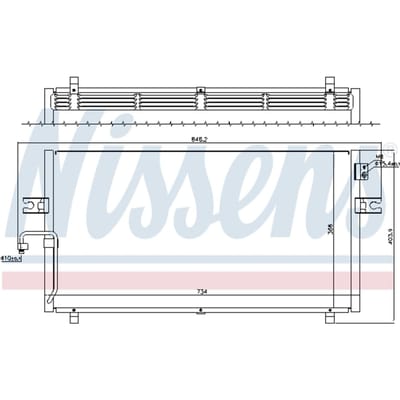 Condensator, airconditioning NISSENS 94499