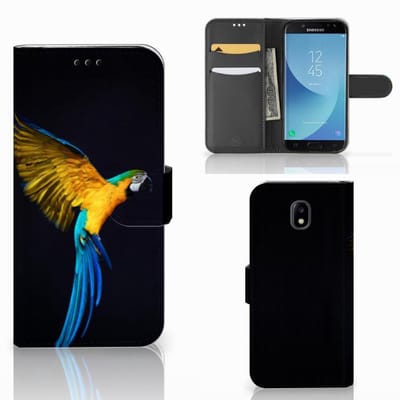 Samsung Galaxy A30 Telefoonhoesje met Pasjes Papegaai