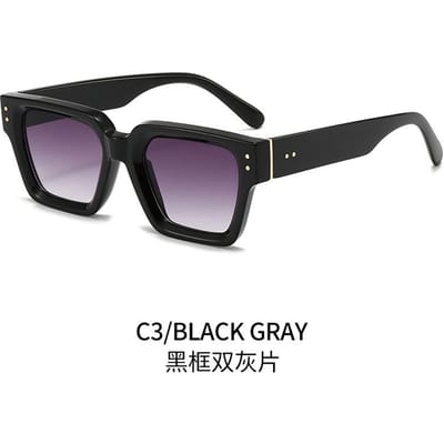Lunettes de soleil carrées épaisses orange mode pour conduite extérieure Lunettes de soleil femme lunettes homme Style Lunettes de soleil haut de gamme