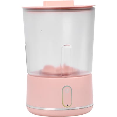 Mini Machine à Laver Rechargeable Portable Sans Fil Intelligente pour Lingerie pour le Voyage et la Maison rose