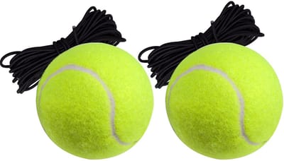 MTTProducts - Tennis Trainer - Tennisbal met Koord - Ideaal voor training - Felgekleurde bal - Geschikt voor beginners en volwassenen - Perfect voor ze...