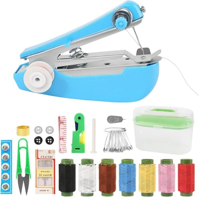Draagbare naaimachine voor beginners - Compact en gebruiksvriendelijk voor diverse stoffen