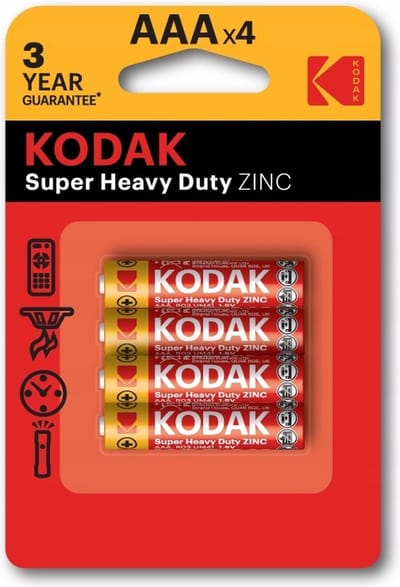 Kodak – AAA – 4 stuks